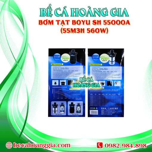 Bơm Tạt Boyu SH 55000A (55m3h 560w)