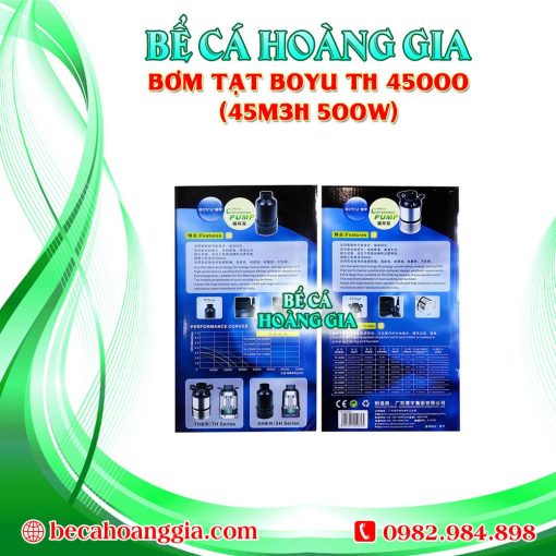 Bơm Tạt Boyu TH 45000 (45m3h 500w)