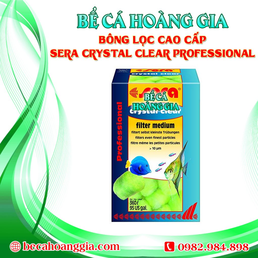 BÔNG LỌC CAO CẤP SERA CRYSTAL CLEAR PROFESSIONAL