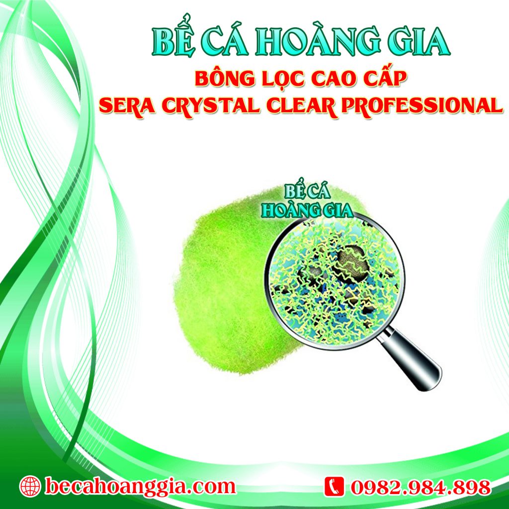 BÔNG LỌC CAO CẤP SERA CRYSTAL CLEAR PROFESSIONAL