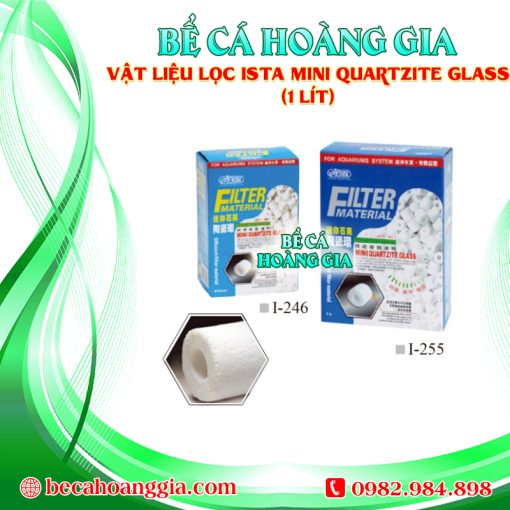 VẬT LIỆU LỌC ISTA MINI QUARTZITE GLASS (1 LÍT)