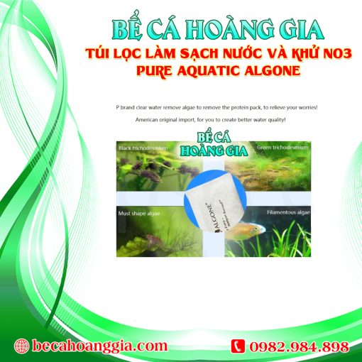 TÚI LỌC LÀM SẠCH NƯỚC VÀ KHỬ NO3 PURE AQUATIC ALGONE