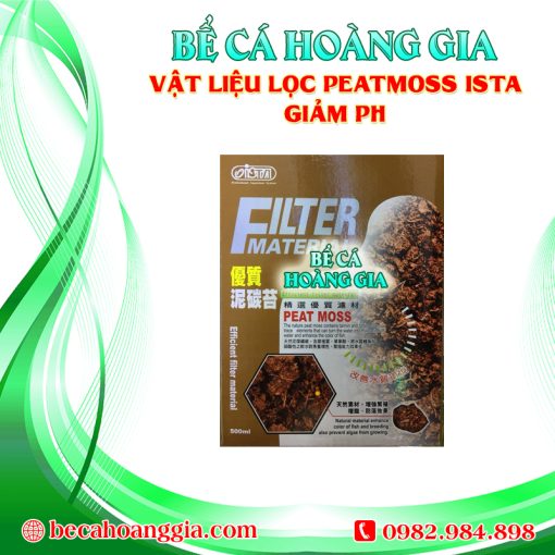 VẬT LIỆU LỌC PEATMOSS ISTA – GIẢM PH