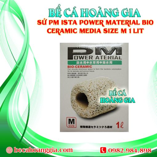 SỨ PM ISTA POWER MATERIAL BIO CERAMIC MEDIA SIZE M 1LIT