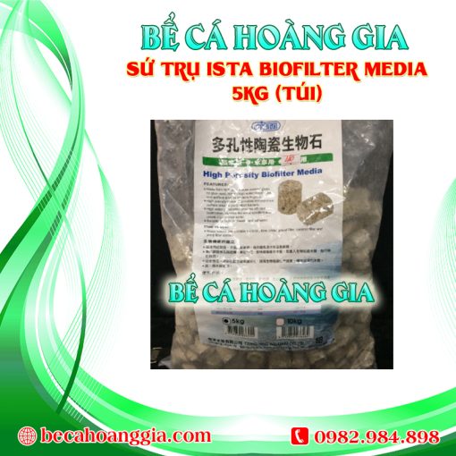 SỨ TRỤ ISTA BIOFILTER MEDIA 5KG (TÚI)