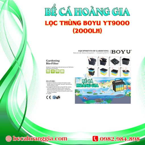 Lọc thùng Boyu YT9000 (2000lh)