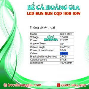 LED SUN SUN CQD 110B 10W