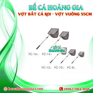 Vợt bắt cá koi – Vợt Vuông 55CM