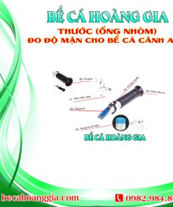 THƯỚC (ỐNG NHÒM) ĐO ĐỘ MẶN CHO BỂ CÁ CẢNH ATC